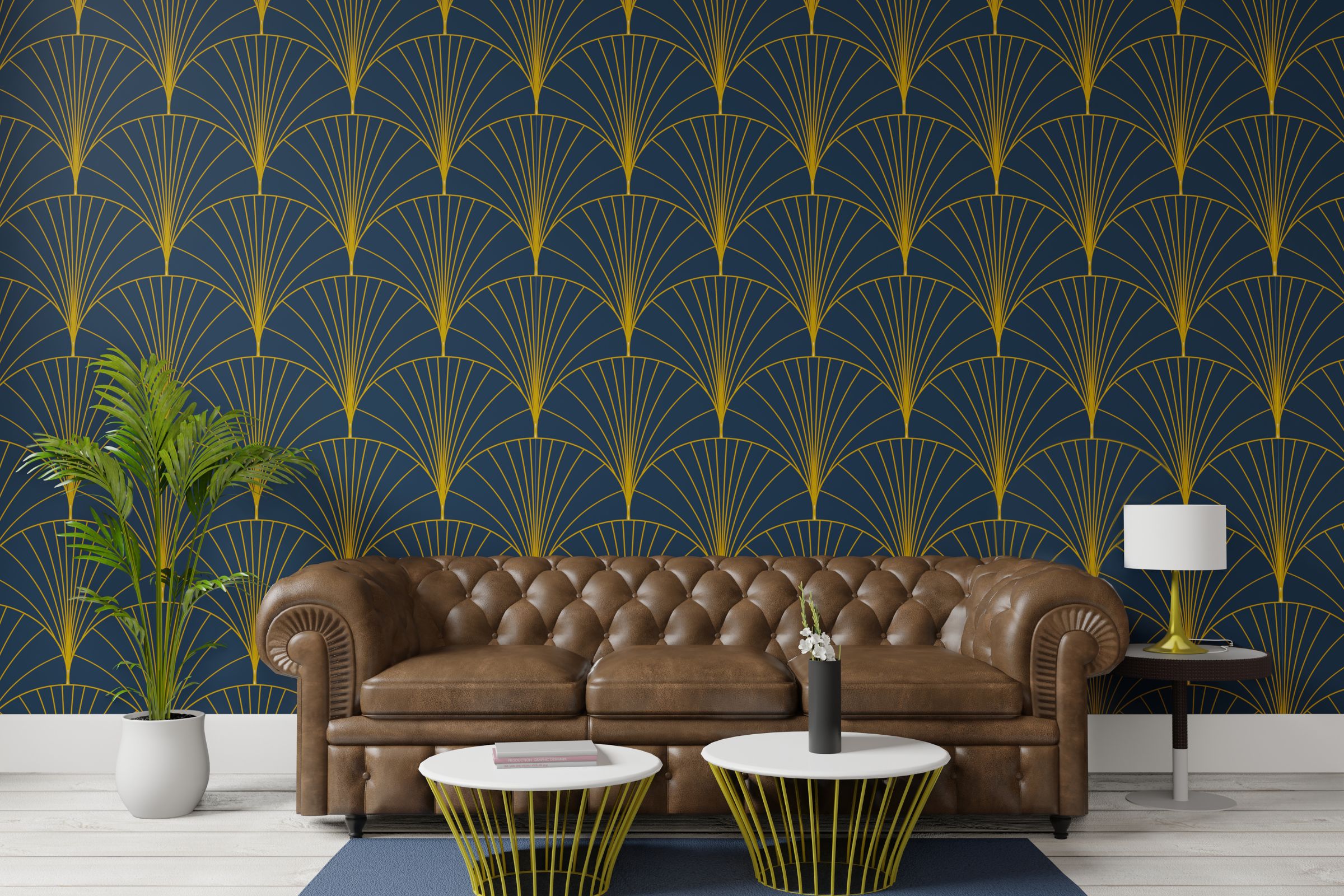 Luxury patterned wallpaper